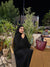 عباية عملية دانتيل باللون الأسود مع شالها🖤